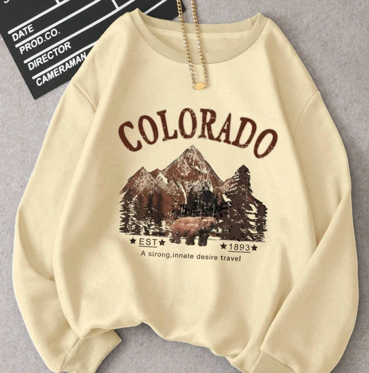 Vintage Colorado Mountain Sweatshirt
