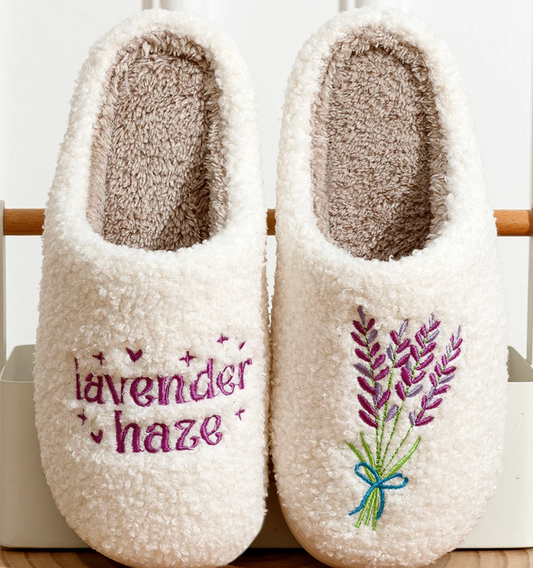 Taylor Swift Lavender Haze Slippers