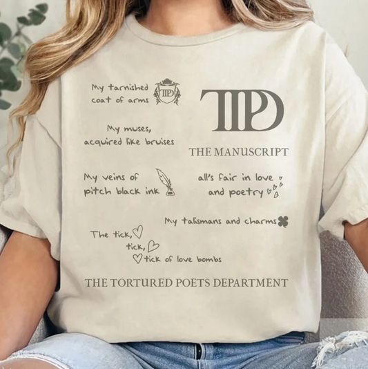 The Tortured Poets Department Boxy Tee