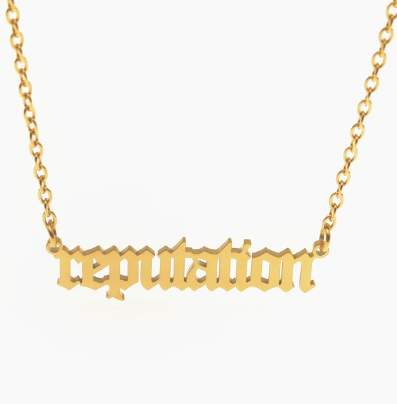 Taylor Swift Reputation Necklace