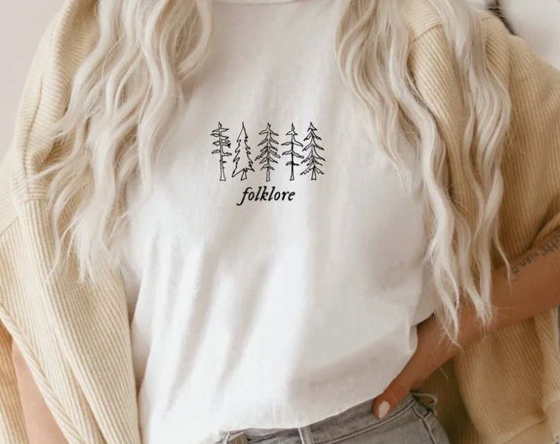 Taylor Swift Folklore Simple Tee