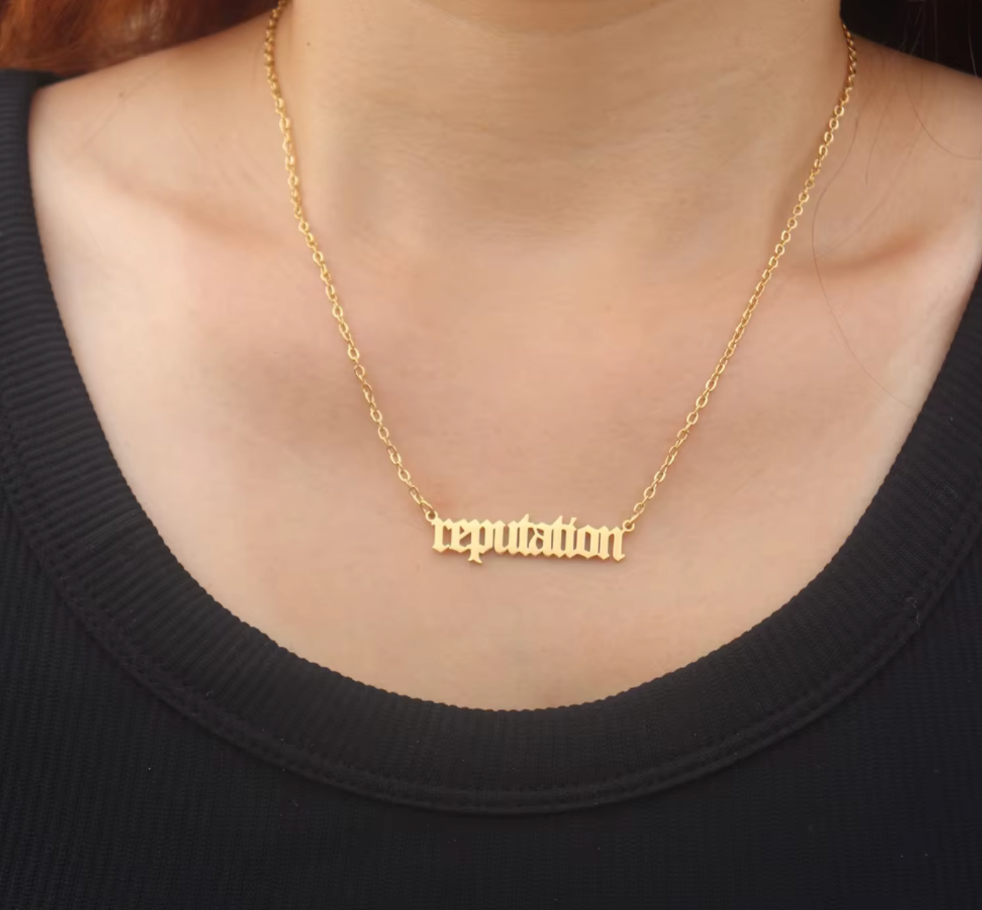 Taylor Swift Reputation Necklace