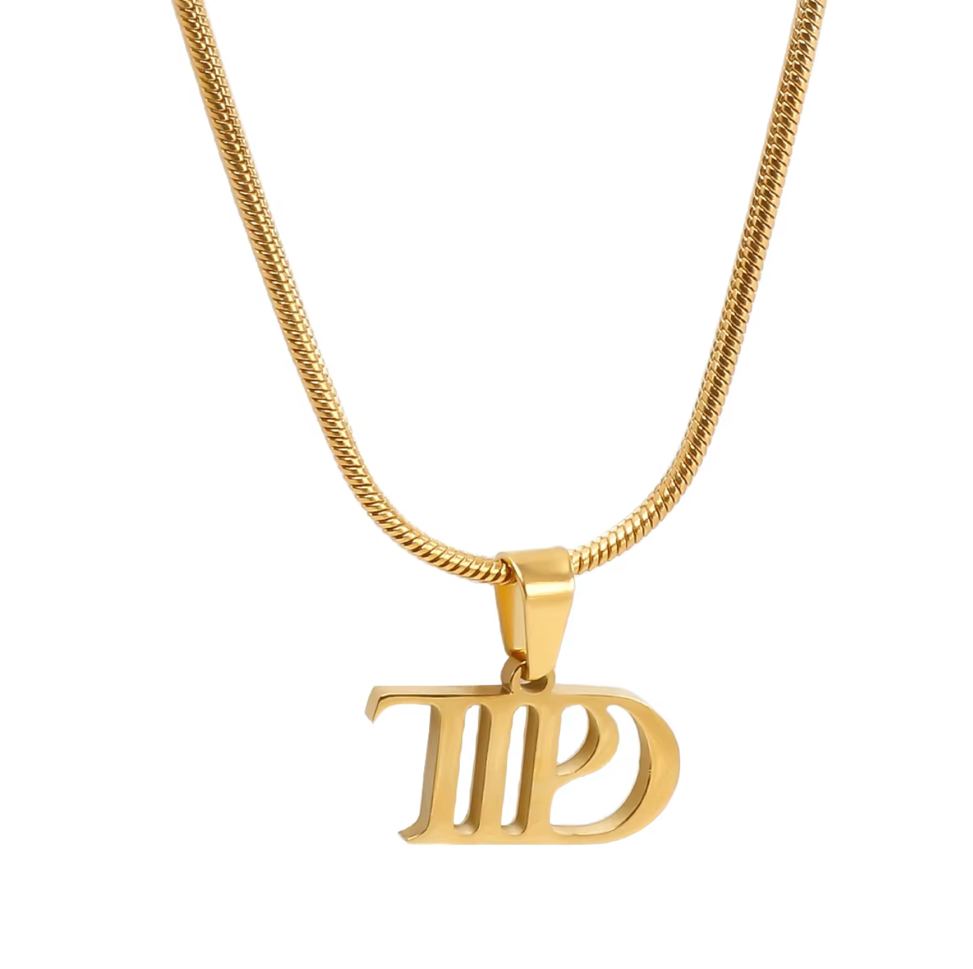 TTPD The Tortured Poets Department Necklace with Thick Chain