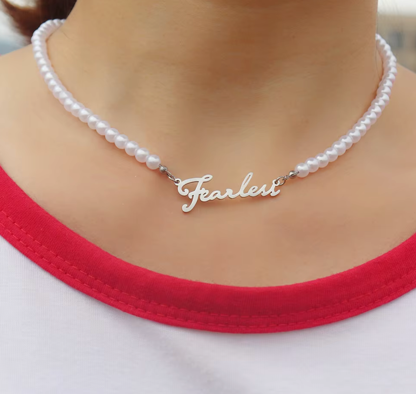 Fearless Pearl Necklace